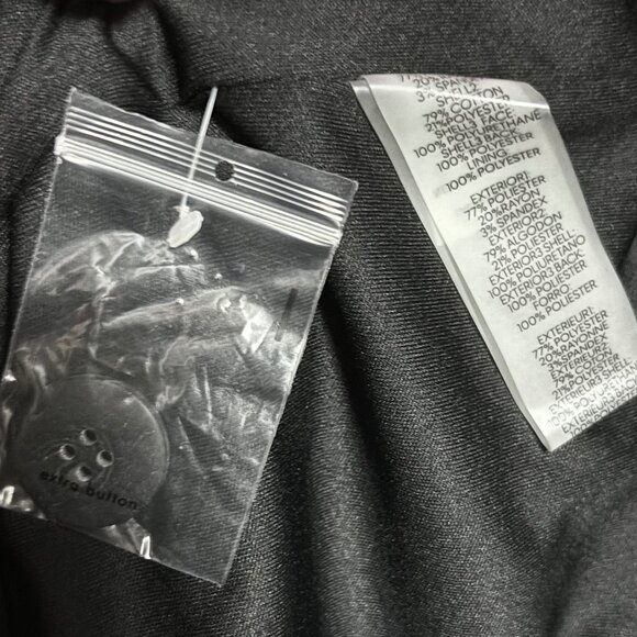 Karl Lagerfeld Paris Black Short-Sleeve Dress W/ Faux Leather Trim Size 8 - Picture 8 of 9